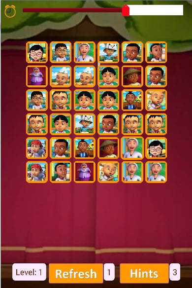 Matching Games Upin Ipin截图2