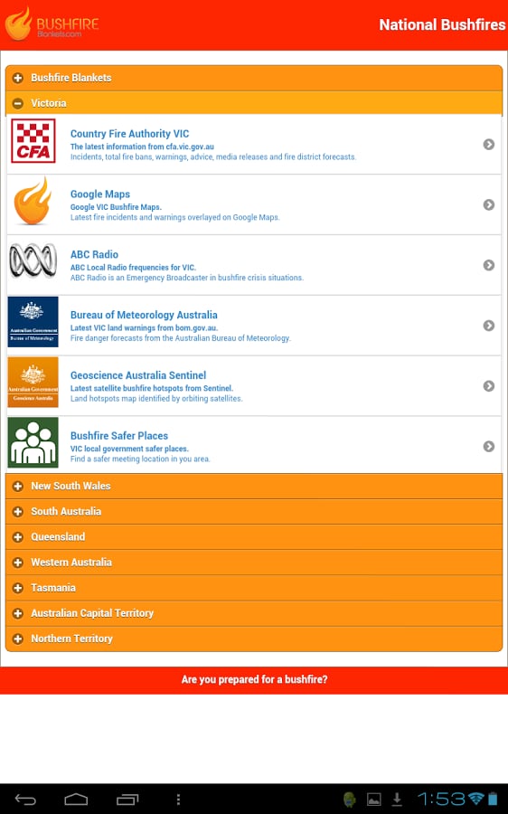 National Bushfires截图4