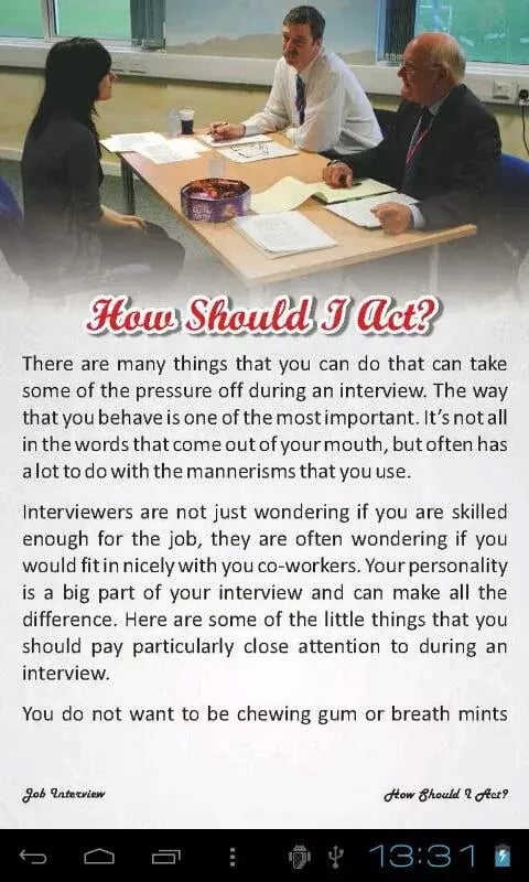 Job Interviews截图7