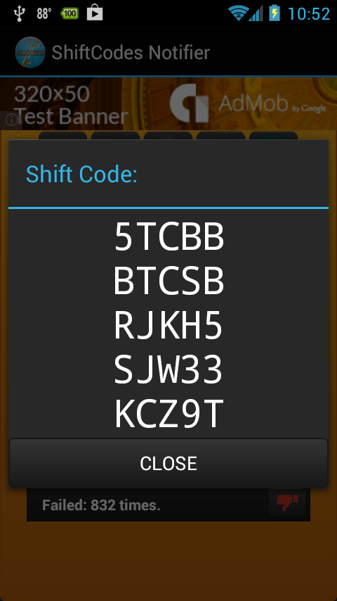 Shift Code Notifier截图3