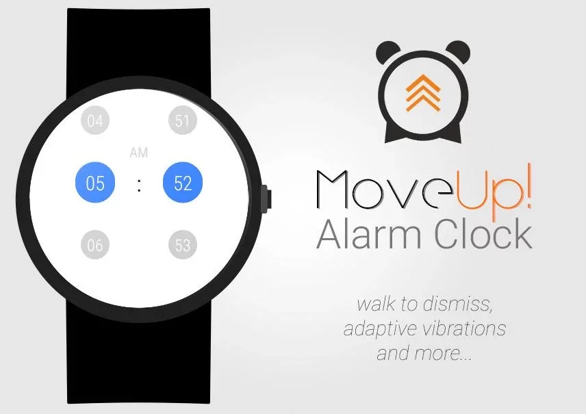 MoveUp! Alarm Clock for Wear截图3