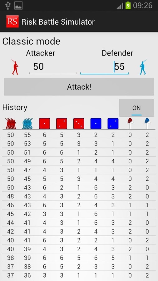 Risk Battle Simulator截图2