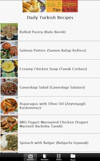 Recipe : Turkish Food (FREE)截图3