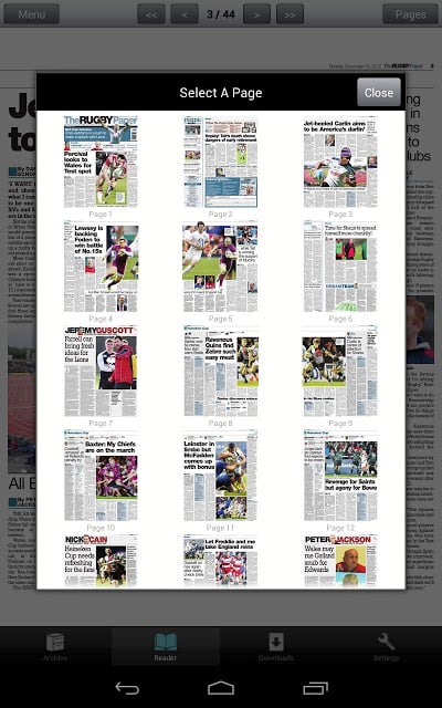 The Rugby Paper, English Ed.截图3