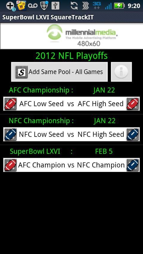 SuperBowl LXVI SquareTrackIT截图3