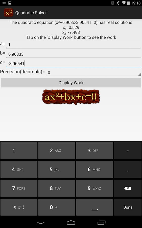 Quadratic Solver截图11