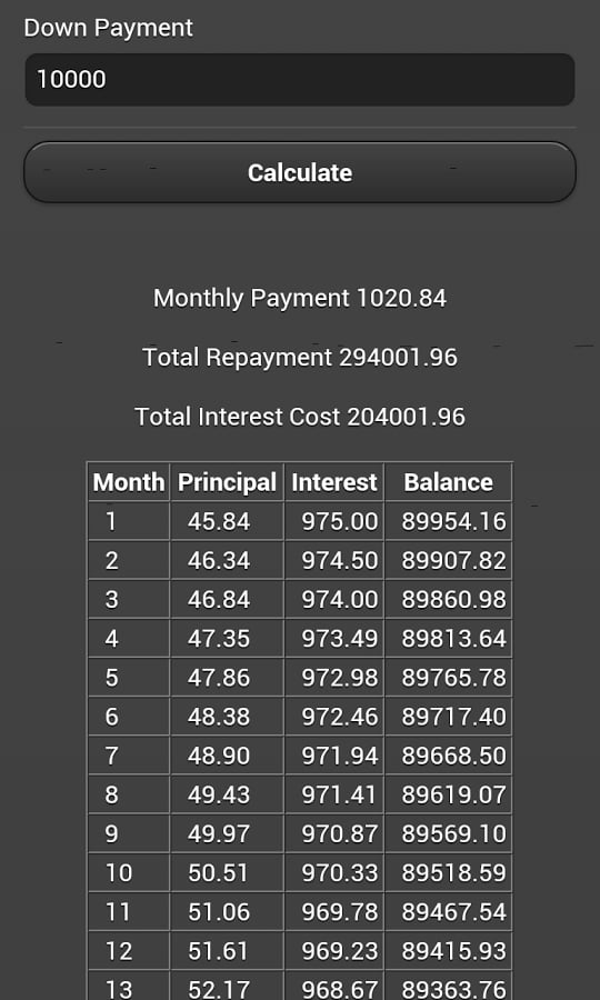 Down Payment截图2