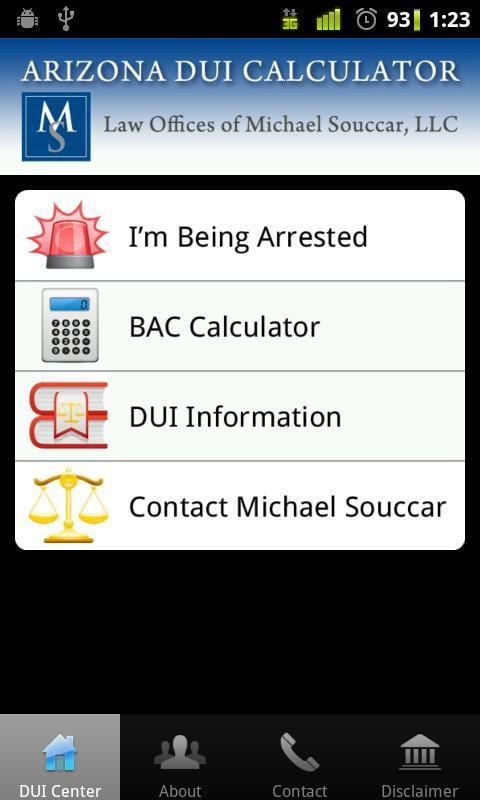 Arizona DUI Calculator截图1