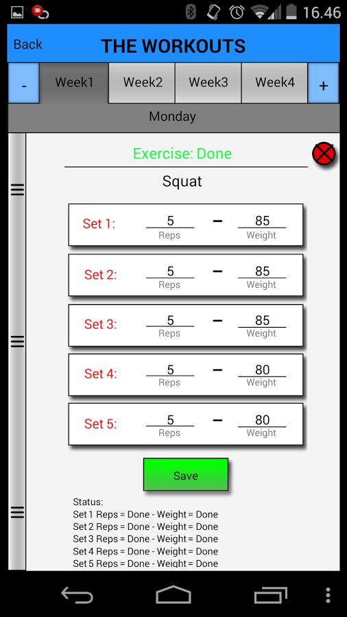 Muscle-Gains 5x5 stronglift LITE截图1