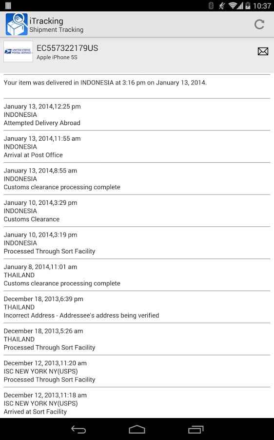 iTracking - Track Shipme...截图6