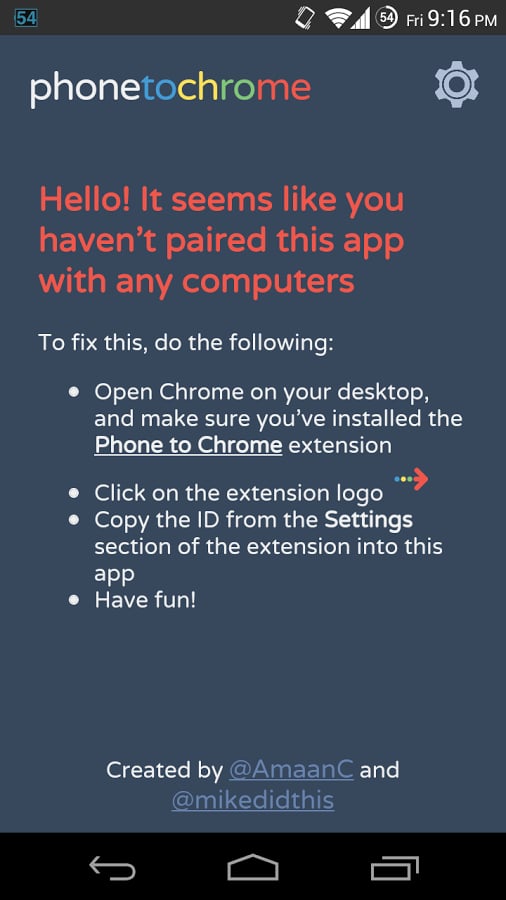 Phone to Chrome截图2