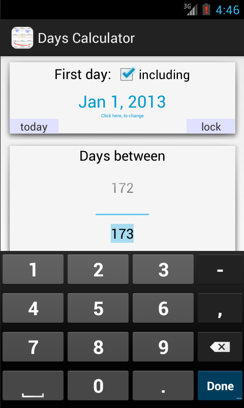 Days Calculator Free截图4