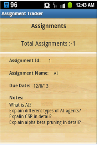 Assignment Tracker截图8