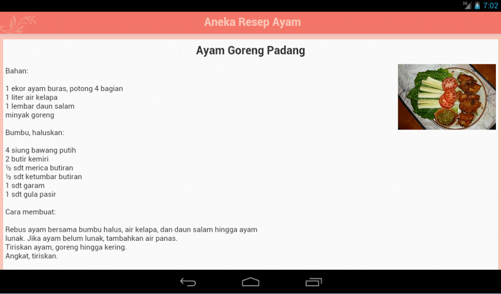 Resep Masakan Ayam截图1