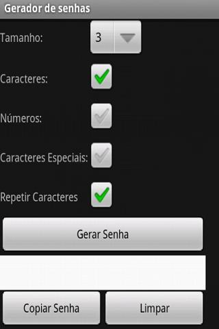 Gerador de senhas截图2