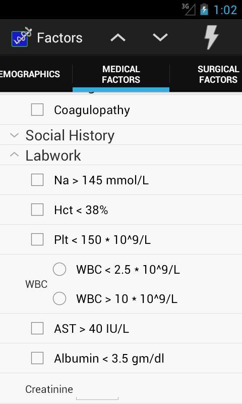 Preop Risk Assessment截图2