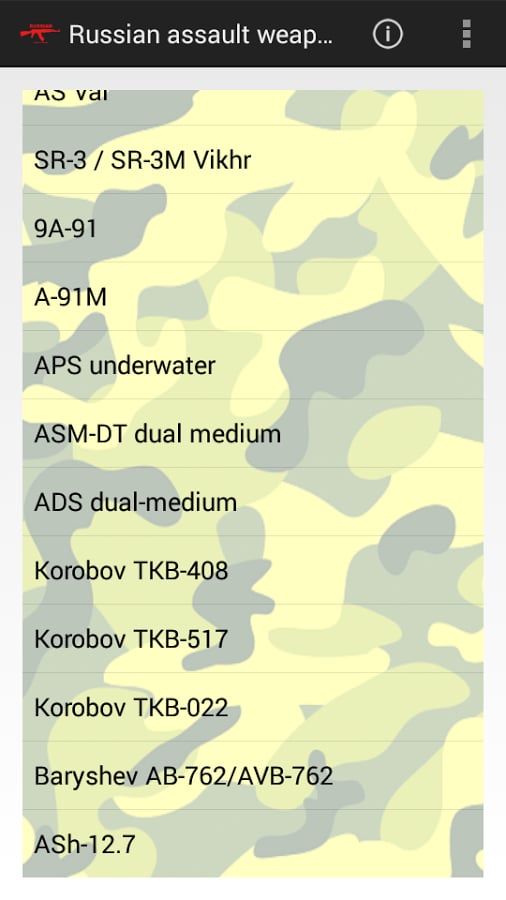 Russian assault weapons截图2