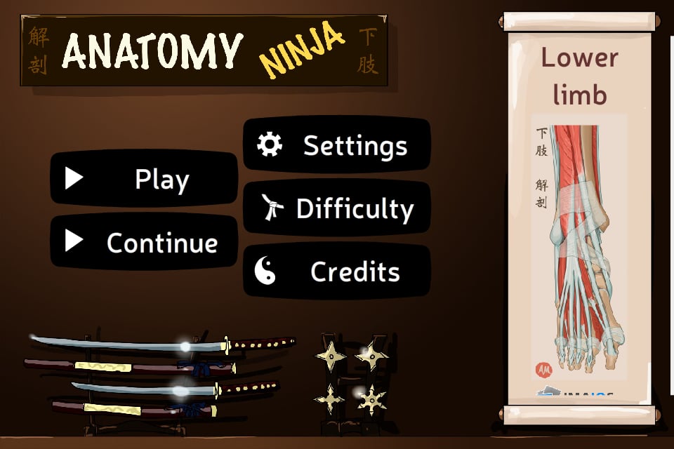 Anatomy Ninja Lower Limb截图1