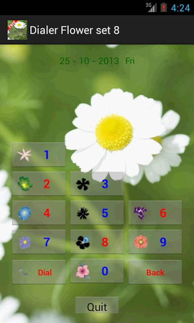 Dialer Flower 8截图1