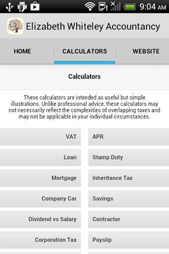 Elizabeth Whiteley Accountancy截图3