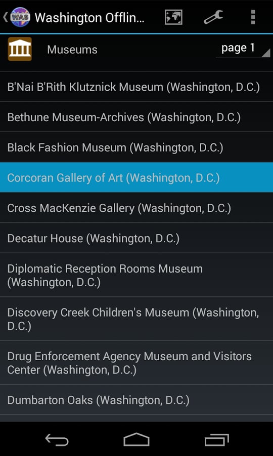 Washington City Map Lite截图3