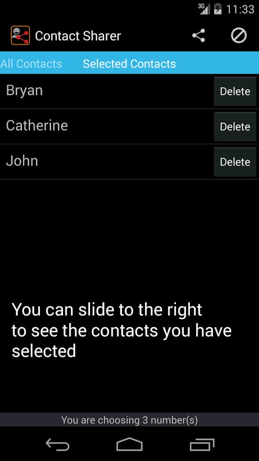 Contact Sharer截图1