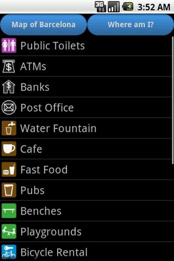 Barcelona Amenities Map (free)截图5