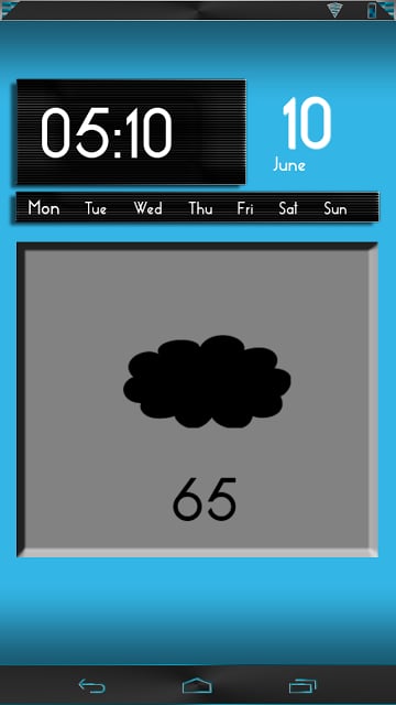 Simple Black Weather UCCW截图3