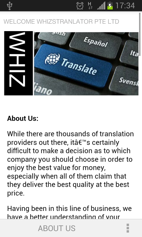 WHIZ TRANSLATOR PTE LTD截图2