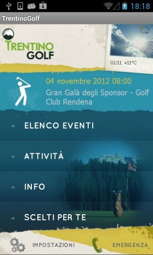 Trentino Golf App截图4