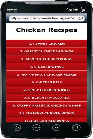 Chicken Recipes Free截图1