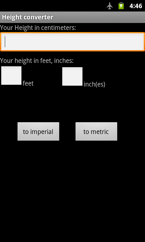 Height Converter截图1