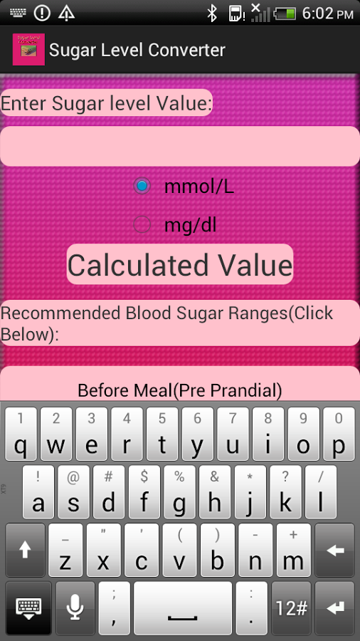 Sugar Level Converter截图8