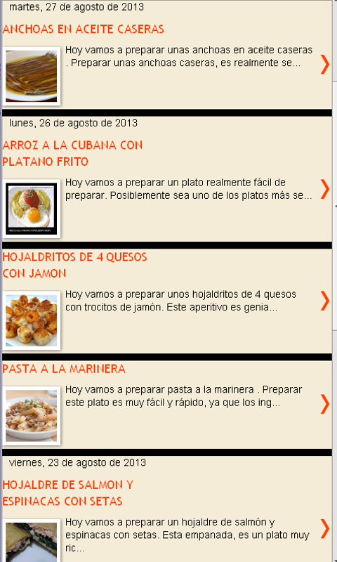 Recetas de Cocina Gratis截图3