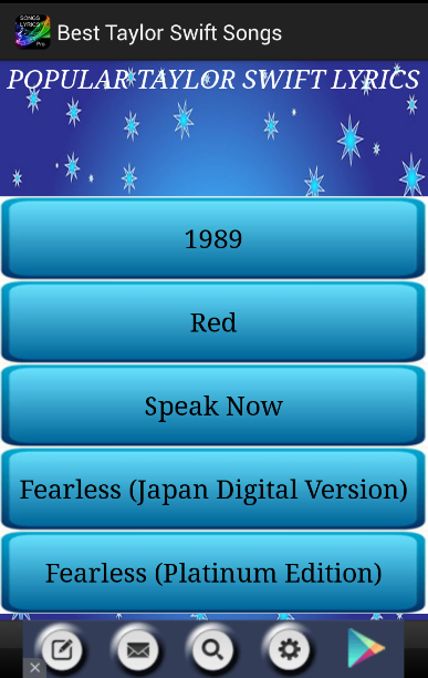 Taylor Swift Songs截图1