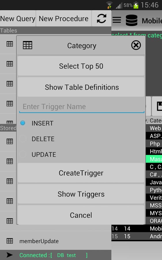 Mobile SQL Client截图6