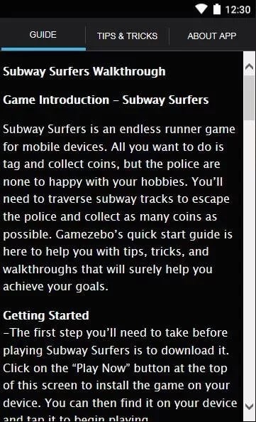 Subway Surf Tips and Str...截图1