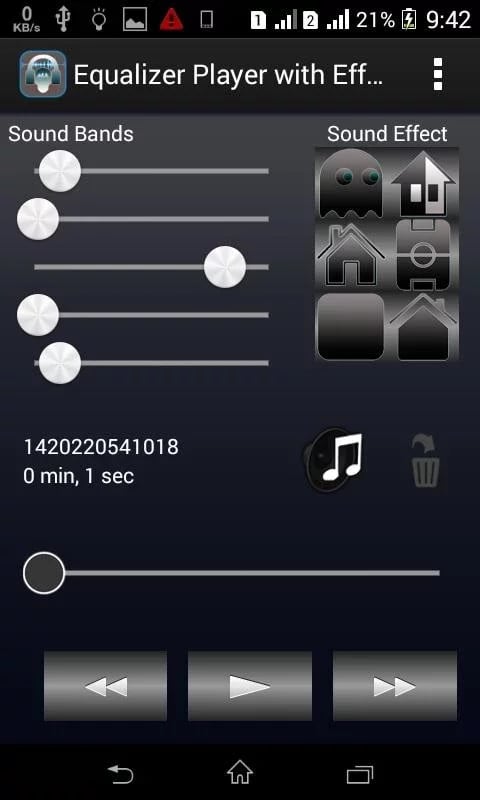 Recorder and Equalizer Player with Effect截图2