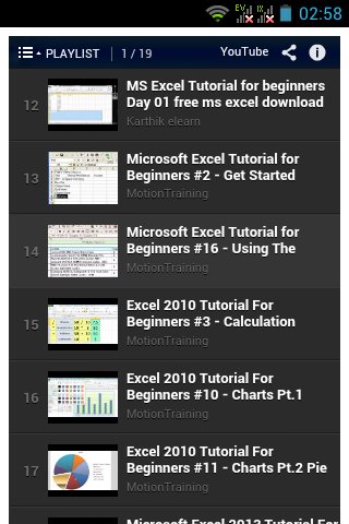 Ms Office Excel Tutorial截图2