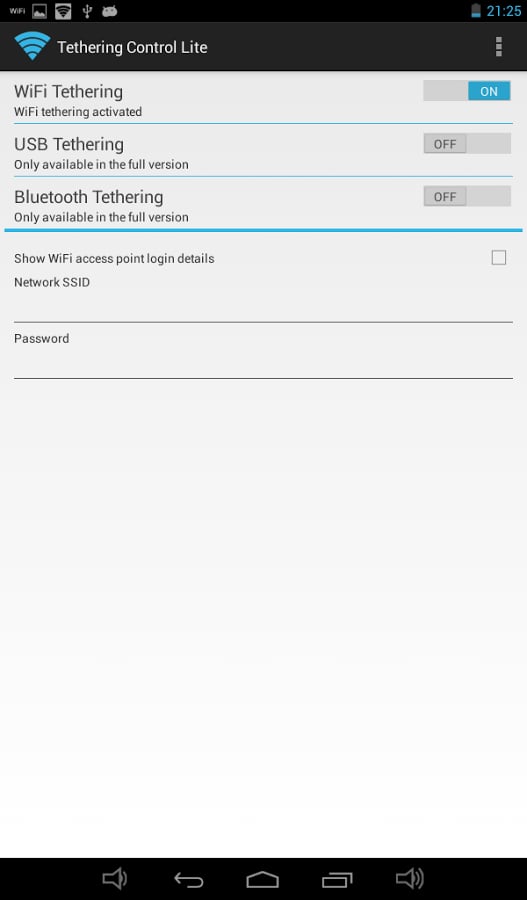 Tethering Control Lite截图1