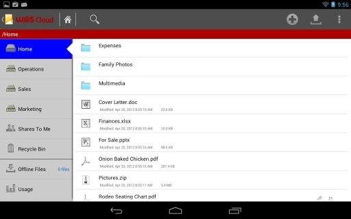 WOS Cloud for Tablets截图6