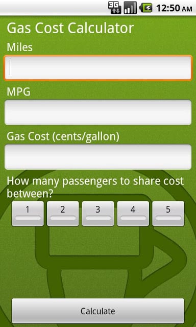 Gas/Petrol Price Calculator截图3