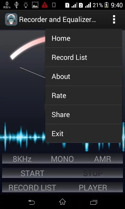 Recorder and Equalizer Player with Effect截图3