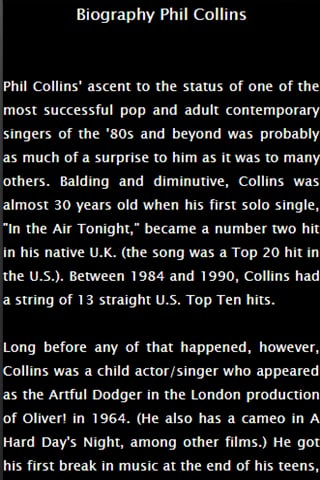 Phil Collins Album Fan A...截图3