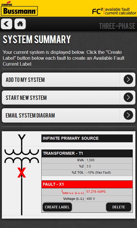 Fault Current Calculator截图4