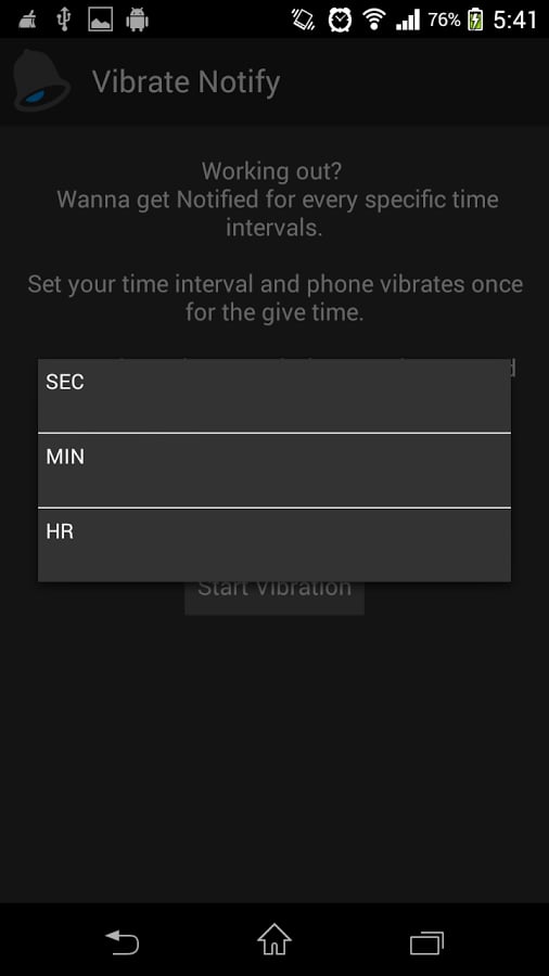 Vibrate Notify截图1