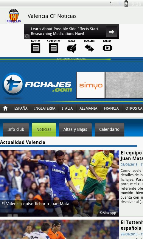 Valencia CF Noticias截图2