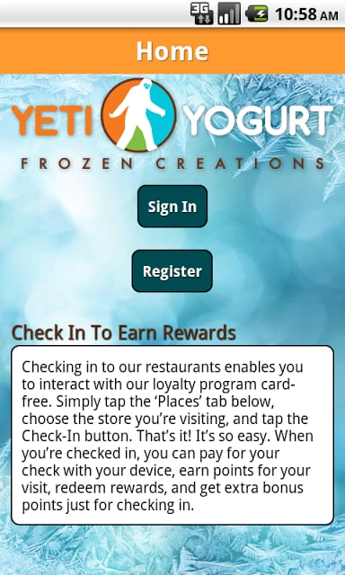 Yeti Yogurt Rewards截图2