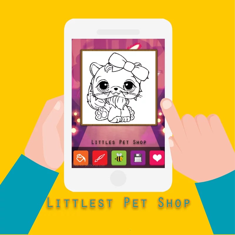 Pet Shop Coloring Pages截图1