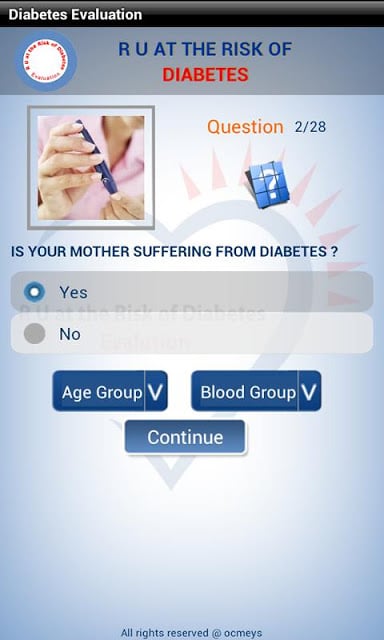 Diabetes Evaluation截图6